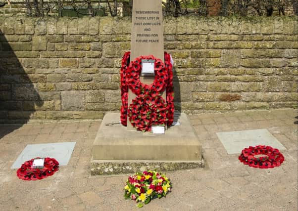 Two memorial stones dedicated to two men from Bentham who were awarded the Victoria Cross have been unveiled in an official ceremony. Picture:Jon Brook of Bentham Imaging.