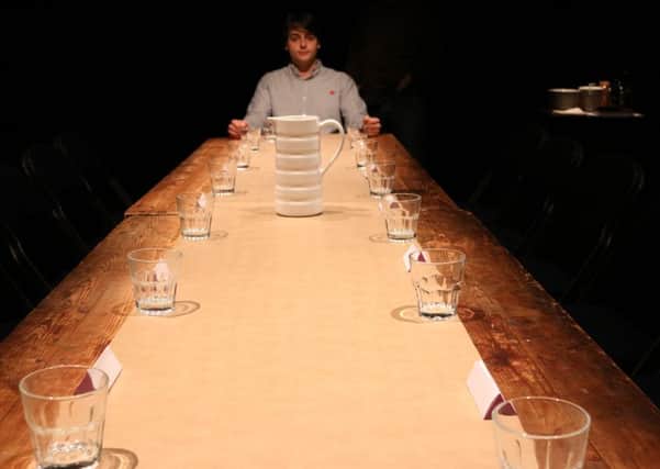 Leo Burtin at the head of the table. Photo: Phile Cole for Making Room.