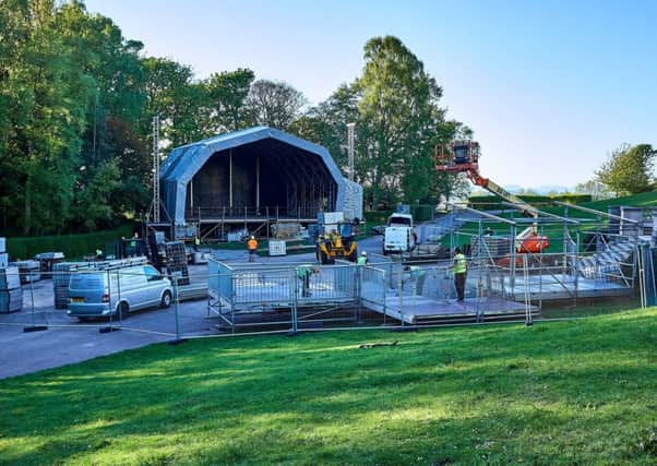 The main stage at Highest Point festival.