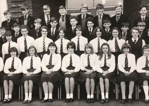 Balmoral County Secondary School pupils (now Heysham High)