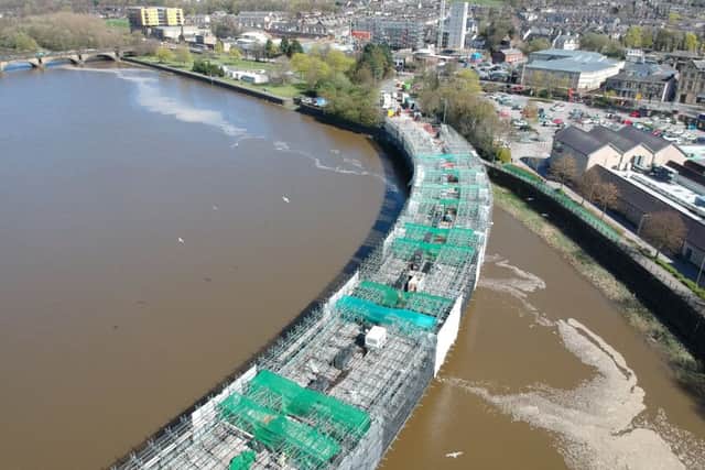 Greyhound Bridge under construction. Photo taken in April 2018 by Chris Coleman/AE Yates Ltd