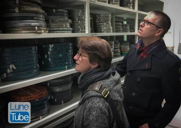 LuneTube film-makers Janine Bebbington and David Chandler explore the
vaults at the North West Film Archive.