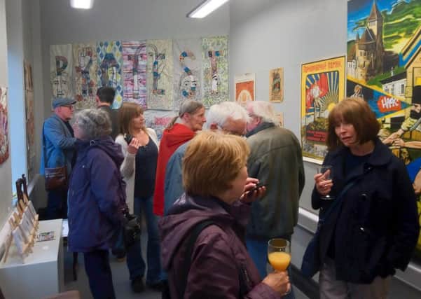 Over 130 people enjoyed the joint exhibitions in Lancaster city centre.